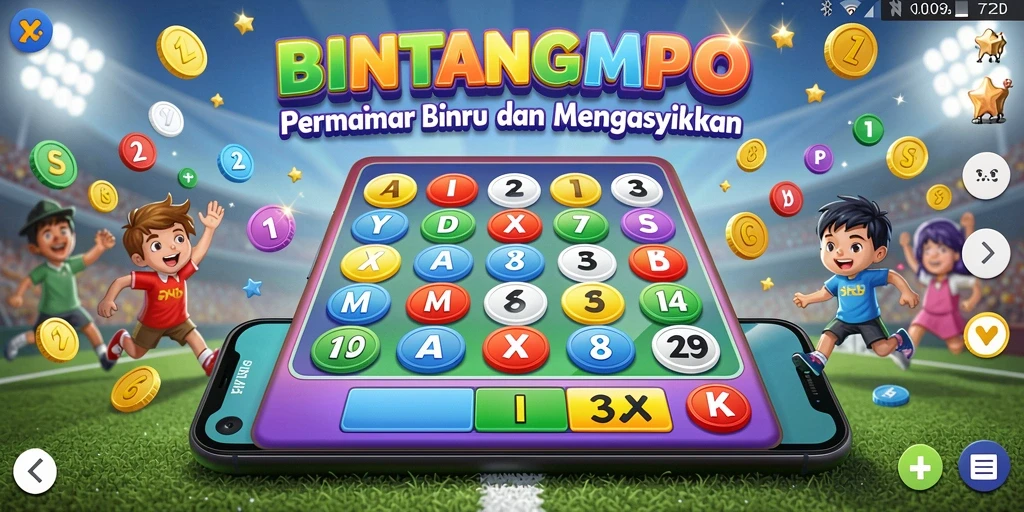 Tampilan gameplay BINTANGMPO yang seru dan interaktif.