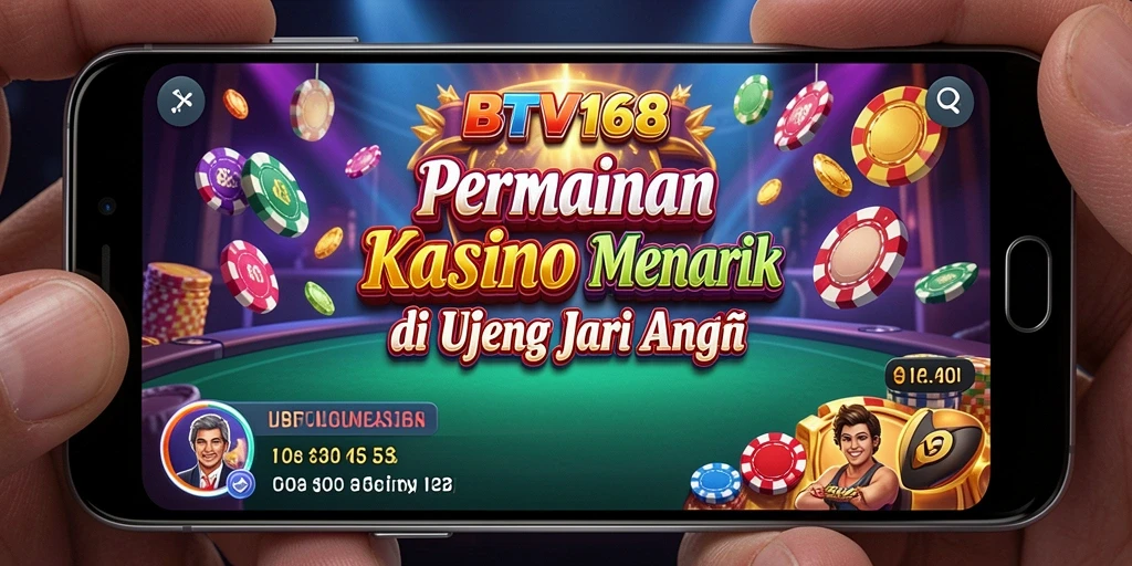 Screenshot gameplay yang menampilkan suasana kasino yang mengasyikkan.