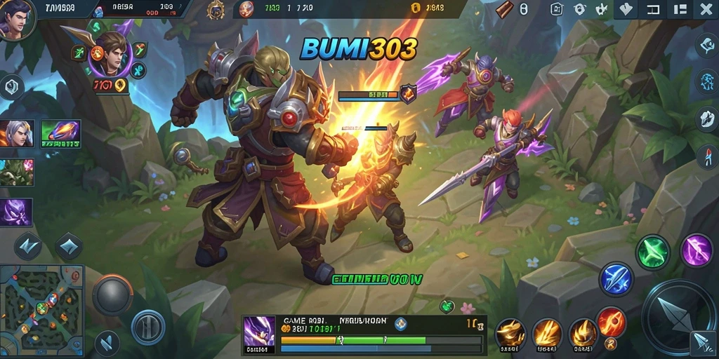 Tampilan gameplay seru dari BUMI303 yang menegangkan.