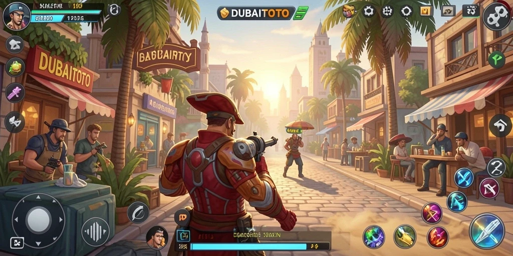 Screenshot DUBAITOTO menampilkan keseruan gameplay dan interaksi pengguna.