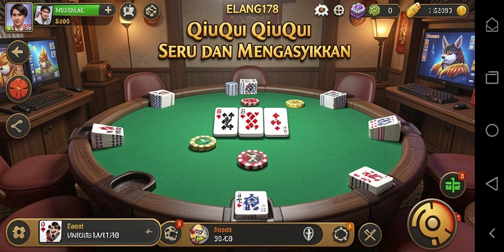 Gameplay QiuQiu yang seru dan menantang di ELANG178.