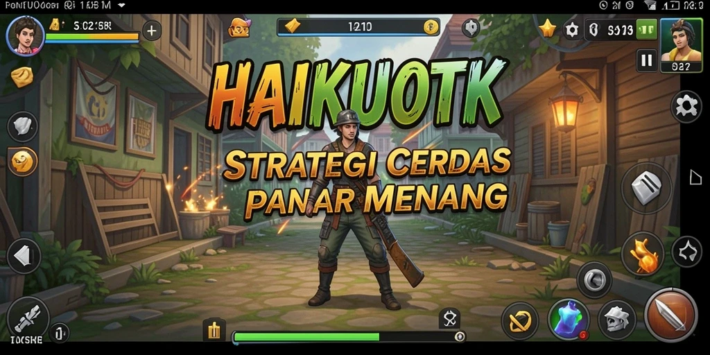 Tampilan gameplay HAIKUOTK yang menegangkan dan strategis.