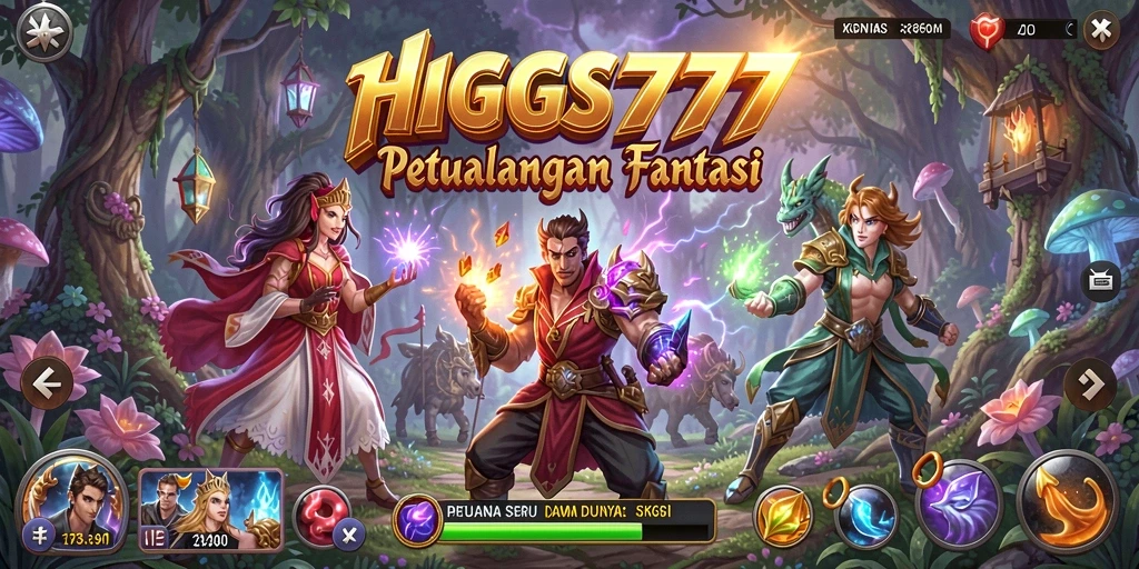Tampilan permainan HIGGS777 yang menakjubkan dan penuh aksi.