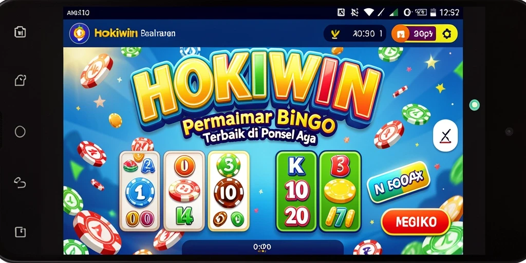 Tampilan gameplay Bingo yang menegangkan di HOKIWIN.