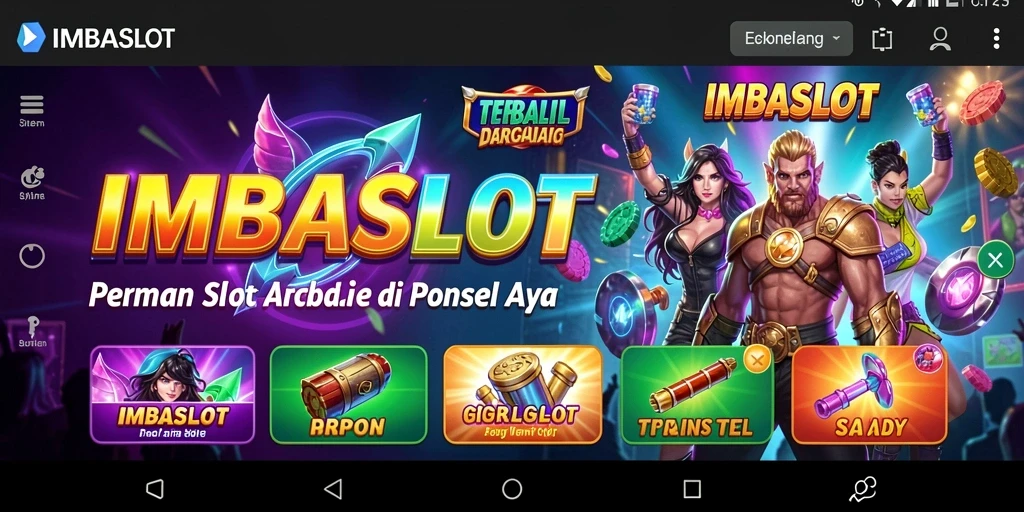 Screenshot gameplay IMBASLOT menunjukkan keseruan bermain slot.