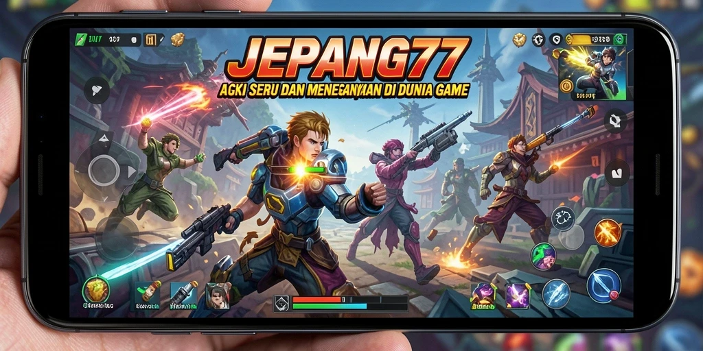 Screenshot menampilkan aksi seru dalam gameplay JEPANG77.