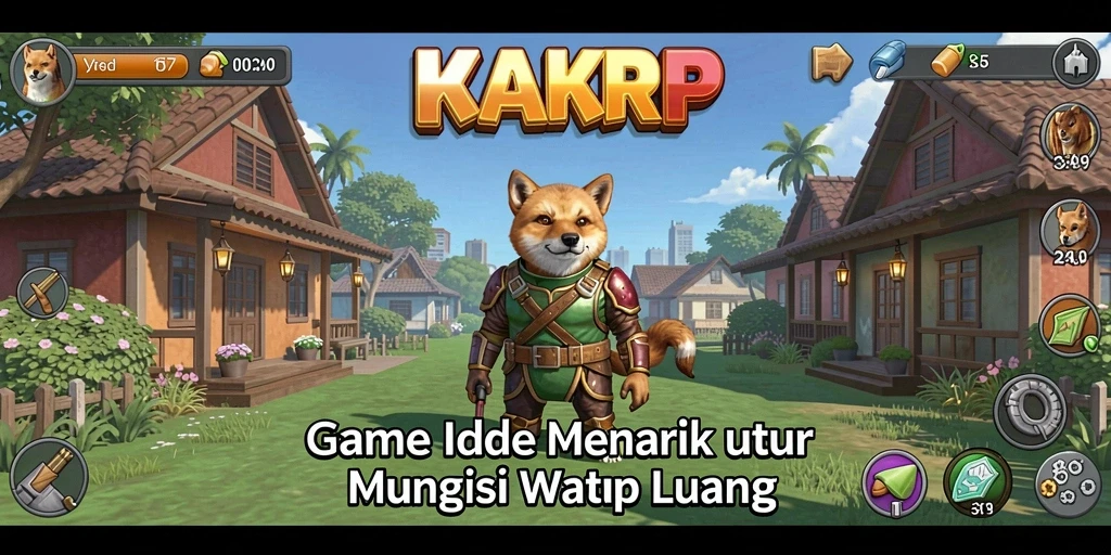 Tampilan gameplay KAKRP yang mengasyikkan dan santai.