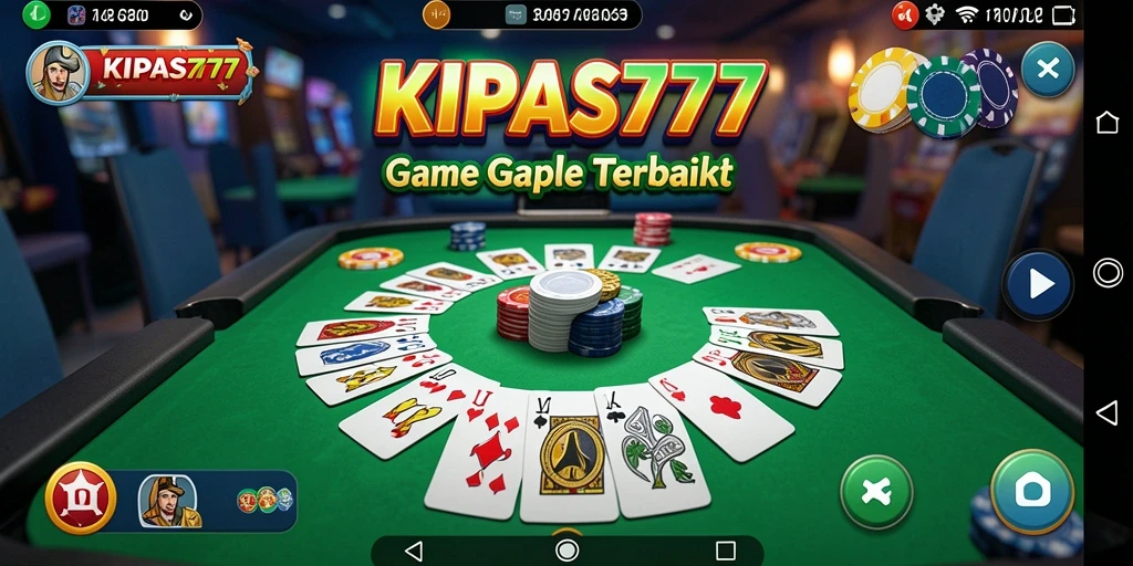 Screenshot KIPAS777 yang menunjukkan momen seru saat bermain Gaple.