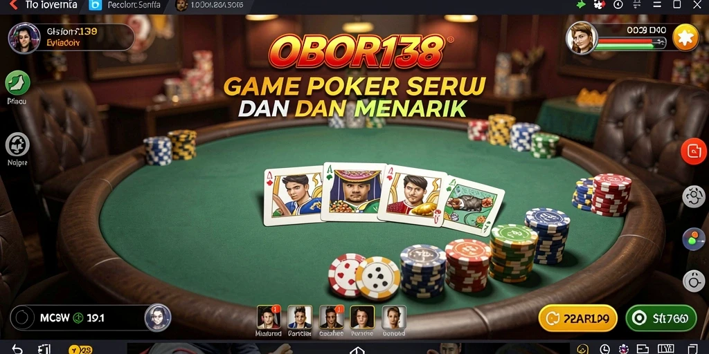 Gameplay poker yang seru dan kompetitif di OBOR138.