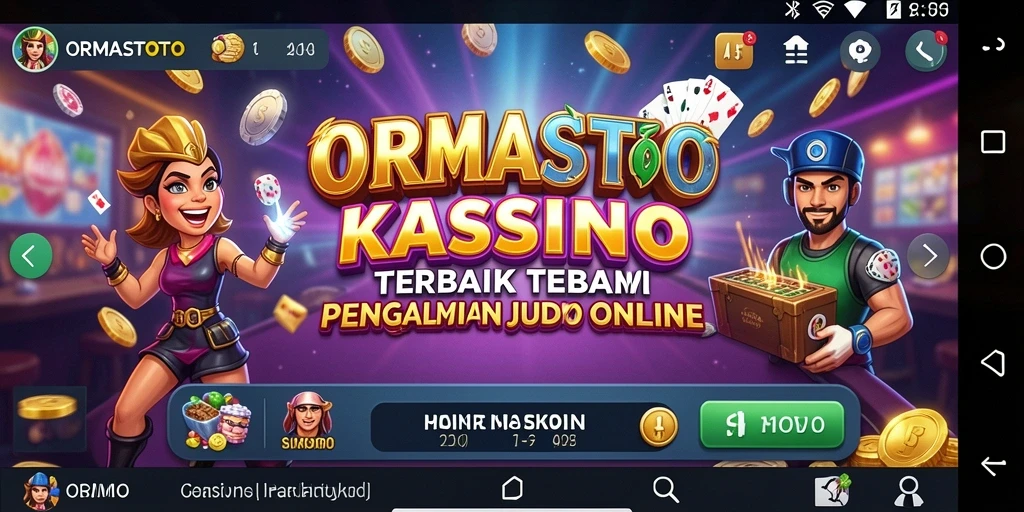 Gameplay menarik ORMASTOTO dengan berbagai pilihan permainan Kasino.