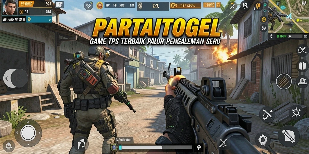 Screenshot gameplay seru dari PARTAITOGEL menampilkan aksi tembak-menembak.