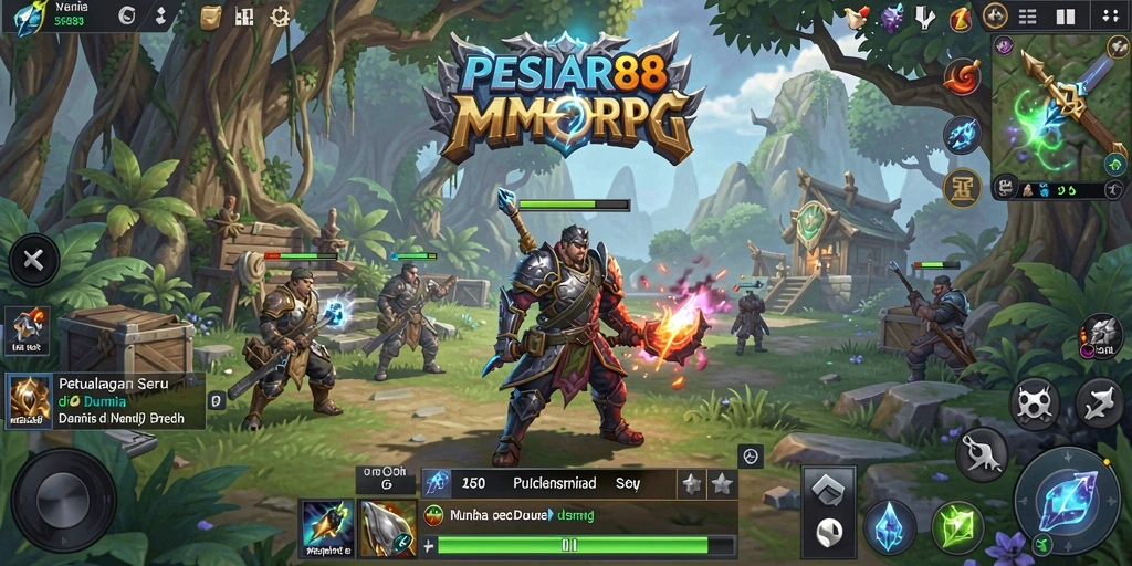 Tampilan gameplay PESIAR88 yang memukau di dunia MMORPG.
