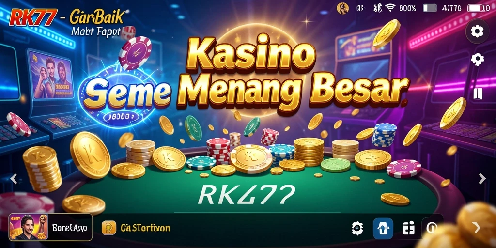 Tampilan gameplay RK77 yang memukau dan interaktif.