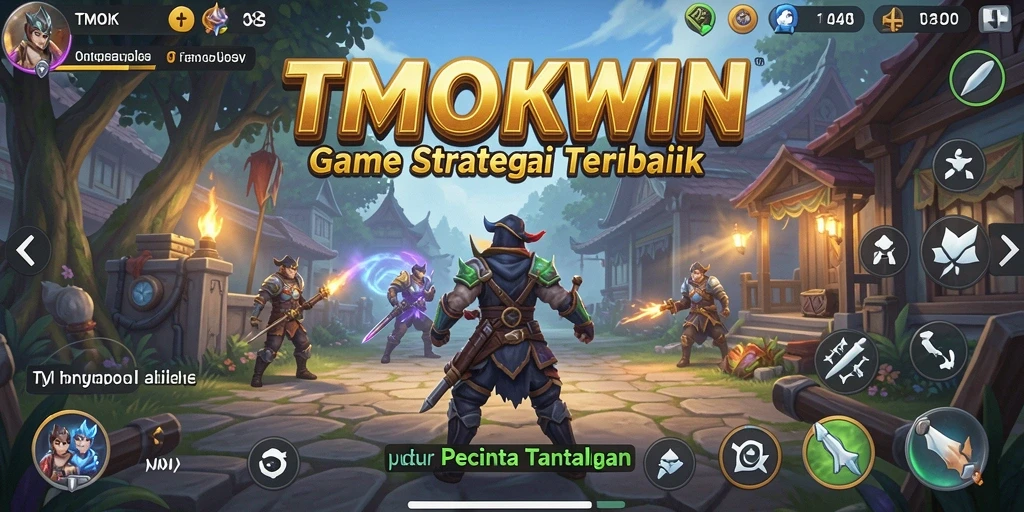 Tampilan gameplay TMOKWIN yang mendebarkan dan strategis.