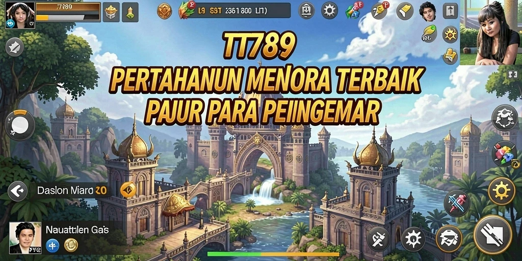 Screenshot utama TT789 menampilkan aksi seru dalam battle Tower Defense.