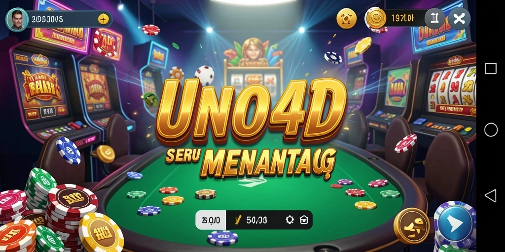 Tampilan menarik gameplay Kasino di UNO4D yang mengasyikkan.