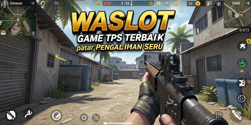 Tangkapan layar gameplay WASLOT menunjukkan aksi mendebarkan di arena TPS.