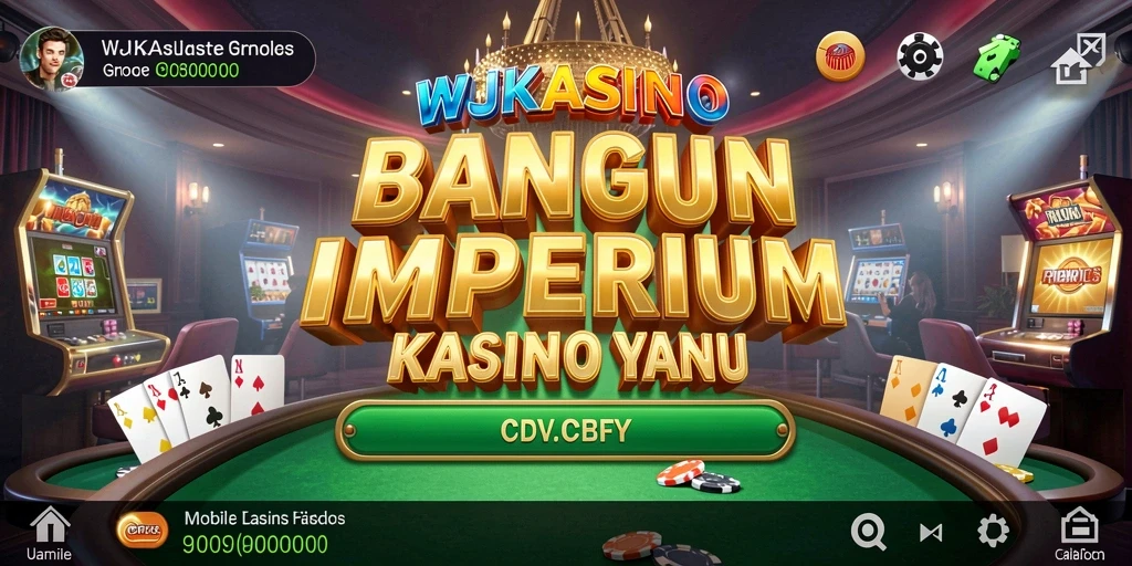 Gameplay seru membangun kasino impian Anda.