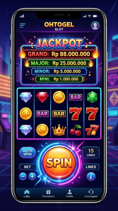 Tampilan antarmuka aplikasi ohtogel yang ramah pengguna.